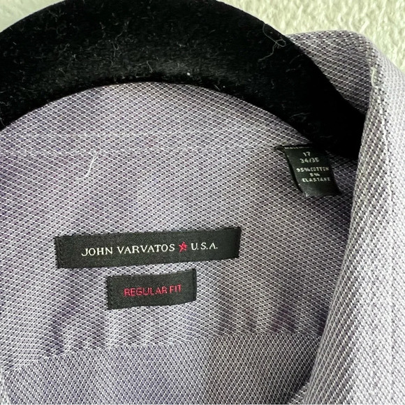 John Varvatos Men’s Long Sleeve Button Down Shirt - Picture 6 of 12